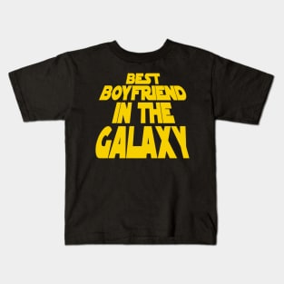 Best Boyfriend in the Galaxy Kids T-Shirt